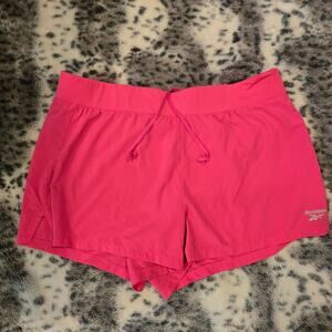 Reebok pink sportswear shorts gymwear